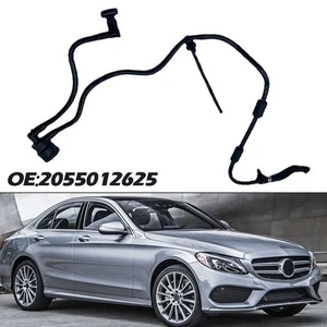 Black Engine Coolant Overflow Hose for Mercedes For C300 Easy Replacement - Picture 1 of 12