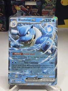 Blastoise ex 009/165 Sv: Scarlet & Violet 151 Holo - Imagen 1 de 2