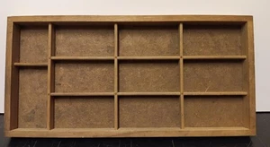 SPEDIZIONE GRATUITA Stampanti tipografiche Quarto Astuccio 7-3/8x15 scomparti divisi 79 - Foto 1 di 4