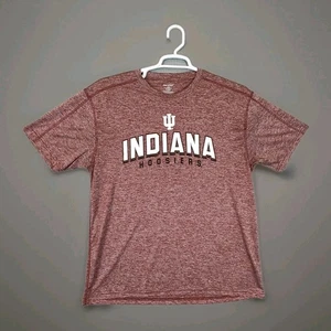 Indiana Hoosiers camicia uomo grande rosso erica bordo professionale maglietta morbida performance - Foto 1 di 11