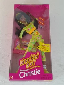 17319 Mattel Barbie Workin' Out 1996 Vintage Christie Doll. Unopened In Box. - Picture 1 of 19