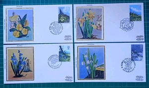 1979 Flowers Colorano Set of 4 FDC - Picture 1 of 2