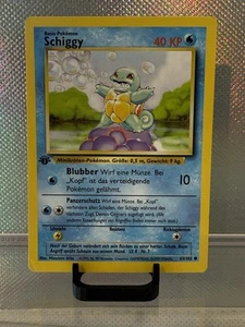 Vintage Squirtle Schiggy 63/102 Base Set German 1st Edition NM+ Mint Pokemon - Picture 1 of 1