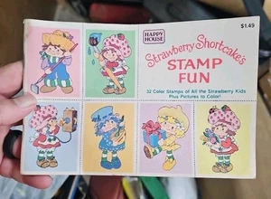 Libro divertido sello Strawberry Shortcake 1982 American Greetings libro para colorear D - Imagen 1 de 8