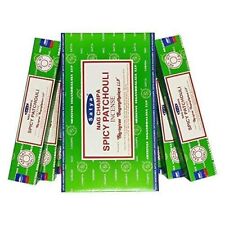 Satya Nag Champa Spicy Patchouli Incense Sticks Pack of 12 Boxes 15gms