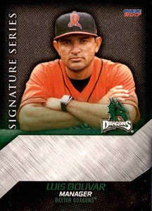 2017 Dayton Dragons Choice #24 Luis Bolivar Vandalia Ohio OH Baseball Card