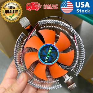 USA NEW CPU HEATSINK Fan Heatsink E97379 I3 I5 I7 Socket LGA 1150 1151 1156 - Picture 1 of 11