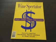 Wine Spectator May 31 1996 Top 100 Values; Chardonnay; Merlot; Gifts    ID:14399