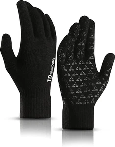 Winter Gloves for Men Women - Upgraded Touch Screen Cold Weather Thermal Warm Kn - Picture 1 of 11