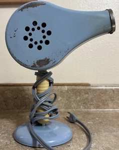 Vintage 1950'S Handy Hannah Hair Dryer + Stand, Pastel Blue #695 WORKS Retro MCM - Picture 1 of 7