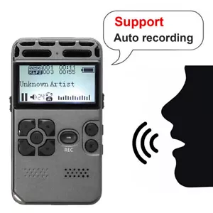 Digital Voice Recorder Voice Recorder Processor Audio Portable Tape Lecture US - Picture 1 of 20