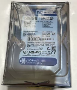 WD5000AAKX- 75U6AA0 Western Digital 500GB Internal 7200 RPM 3.5inch Hard Drive* - Picture 1 of 2