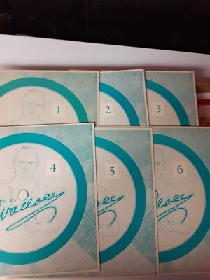 RARE Vintage WALLACE Ladies Reducing Program Record set from 1942 Complete Box - Image 1 of 4