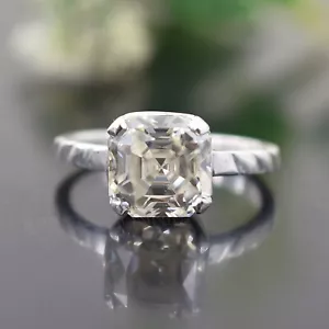 3Ct Certified White Diamond Solitaire Ring-Great Bling & Shine - Picture 1 of 11