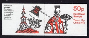 GB QEII 1989 FB53 50p booklet Perf. P containing Pane X904l Operas Series #3 - Imagen 1 de 2