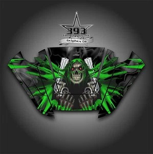 Kit de calcomanías gráficas Arctic Cat Wildcat Trail capucha desatada negra verde - Imagen 1 de 1