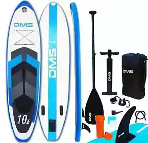 DMS® SUP Board Set Stand Up Paddling SUP aufblasbar Surfboard 320 cm Blau - Bild 1 von 1