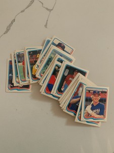 1984 Fleer Star Stickers Baseball #7-121 You Pick