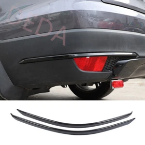 Gloss Black ABS Rear bumper Fog Light Lamp Strips Trim For Honda Pilot 2019-2022 - Picture 1 of 13