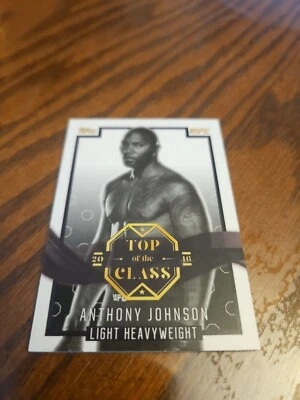 2016 Topps UFC Top of the Class Black Onyx Parallel Card Anthony Johnson #TOC-11 - Image 1 of 4