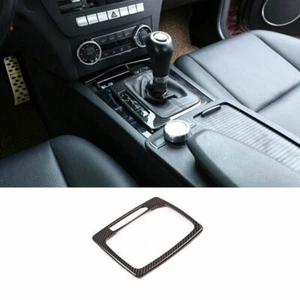 For Benz GLK 2009-2011 2012 ABS Carbon Fiber Inner Gear Shift Panel Cover Trim - Picture 1 of 10