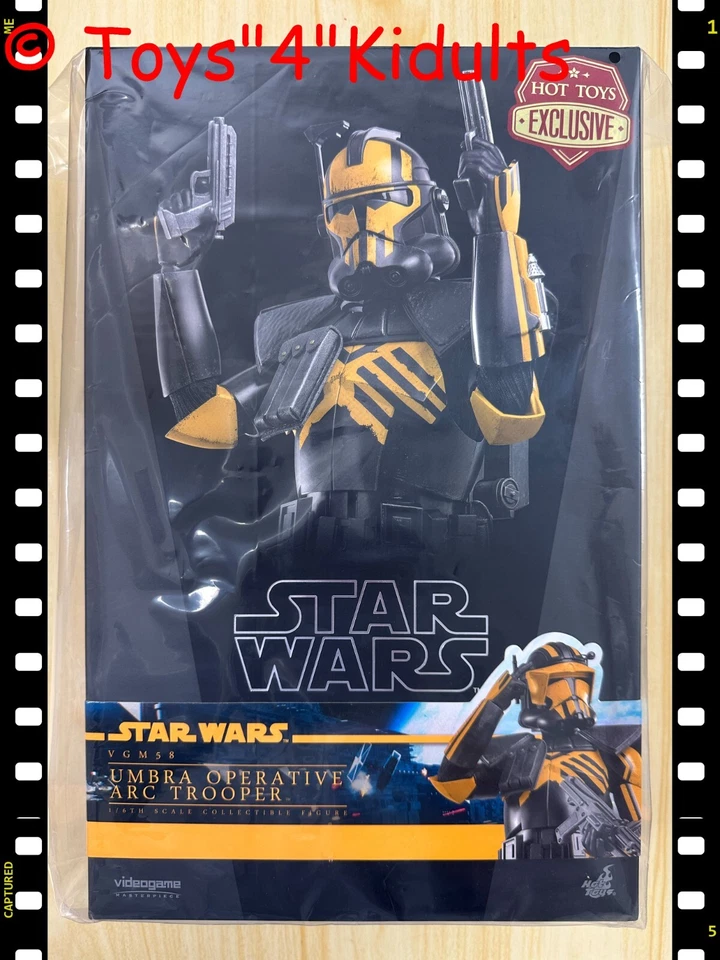 Hot Toys VGM58 Star Wars Battlefront II Umbra Operative ARC Trooper Figure NEW - Image 1 of 1