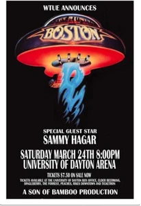 Boston Framed Concert Poster, University Of Dayton Arena - Picture 1 of 2