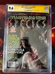Official Species Movie Magazine CGC 9.6 Signed By Natasha Henstridge - Picture 1 of 3