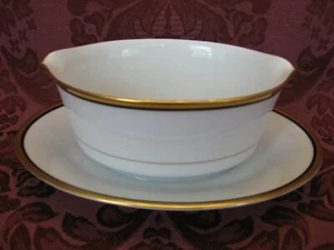 Noritake Elysee China Sauciere mit angesetztem Unterteller - sehr schön! - Bild 1 von 2