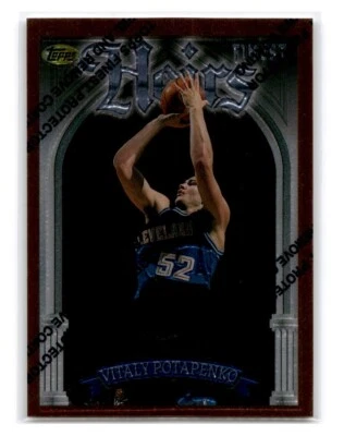 1996-97 Topps Finest - Common - Bronze #244 Vitaly Potapenko (RC) - Image 1 of 2