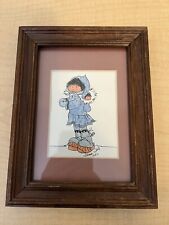 JoAnn Wold 1982 Alaskan Mother & Baby Framed Signed Print