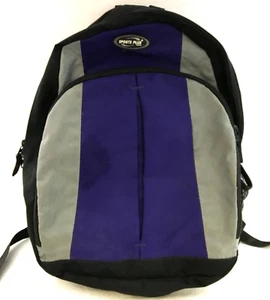 Backpack Olympia Sports Plus 18" Purple Black Gray Main Sections Many Pockets - Picture 1 of 13
