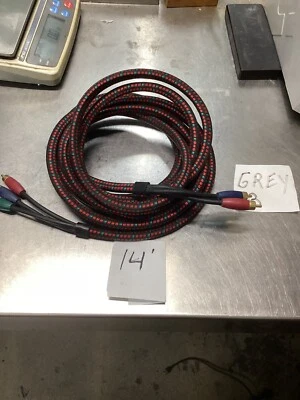 NOS AudioQuest YIQ-X RGB Component Video Cable, 14 Foot - Image 1 of 4