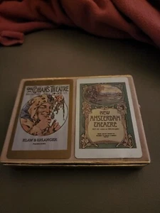 VTG Congress Playing Cards Cohan's Amsterdam Theatre Boxed Double Deck - Picture 1 of 5