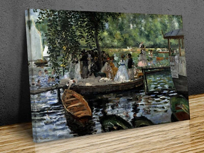 Pierre-Auguste La Grenouillère lona impresión arte enmarcado en pared o solo impresión Foto 1 de 4