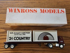 Winross 21 Country Semi Tractor Trailer 1:64 Diecast 14th Annual TV Auction - Bild 1 von 1