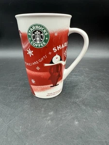 Starbucks 2010 Christmas Mug Tall 16 oz Red Holiday Coffee Cup - Bild 1 von 7