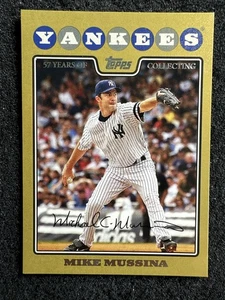 Mike Mustina #349 2008 Topps Béisbol Oro/2008 Yankees de Nueva York - Imagen 1 de 3