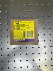 Square D QO2100 Interruttore Plug-On 100A 2 Poli 120/240V Schneider Elettrico - Foto 1 di 1
