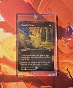 MTG Vampiric Tutor (Borderless) Dominaria Remastered Non-foil Mythic - Bild 1 von 2