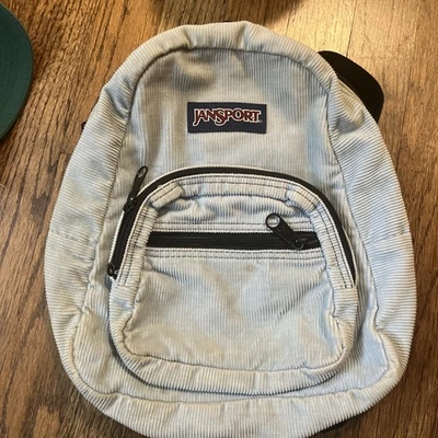 Mini mochila JANSPORT media pinta azul claro de colección Foto 1 de 4