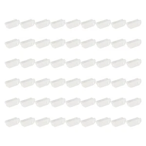 0.6 Inch Dust Plug, 60 Pcs Anti Dust Plug Cover Female End, White - Photo 1 sur 6
