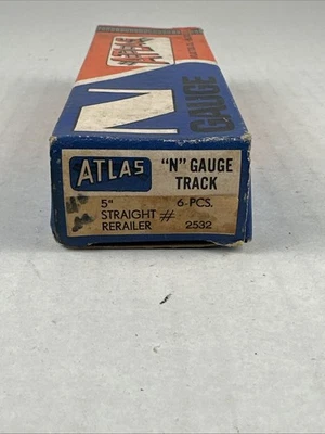 Atlas N Scale Track  2532 6-PCS 5” Straight Rerailer - Image 1 of 3
