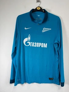 Maglia calcio Zenit San Pietroburgo Home 2015/16 uomo XL blu manica lunga #17 ВАЙТ - Foto 1 di 9
