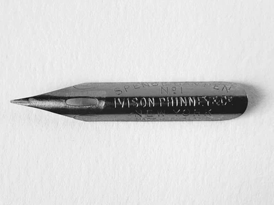 Ivison Phinney & Co. Spencerian Pen No.1 Double Elastic Pen Nib — Unused Vintage - Image 1 of 4