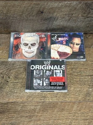 WWE/WWF CD sound track lot/WWE originals-STONE COLD METAL-WWF music Vol 5 - Image 1 of 4