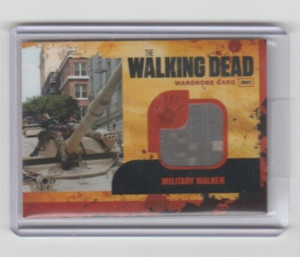 WALKING DEAD SEASON 1 MILITARY WALKER WARDROBE CARD #M12