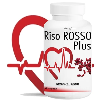 RISO ROSSO PLUS Line@ Fermentato 60 cpr (PER 2 MESI) Nuova Formula