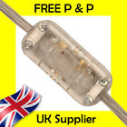 Clear In Line Switch Low Profile Torpedo Design 2 or 3 Core Flex Ideal for Lamps