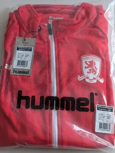 Middlesbrough Fußball Track Top mit durchgehendem Reißverschluss neu mit Etikett 100 % offizielle Größe Large - Bild 1 von 12